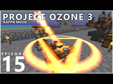 Project Ozone 3 Kappa Mode - BEAM CANNON [E15] (Modded Minecraft Sky Block)