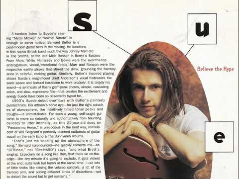 Bernard Butler of Suede interviewed by Greg Fasolino - August 3, 1993