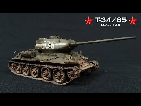 T-34 / 85 Berlin 1945 Version Scale 1:35 von Dragon