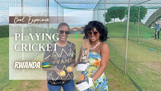 Playing Cricket in Rwanda