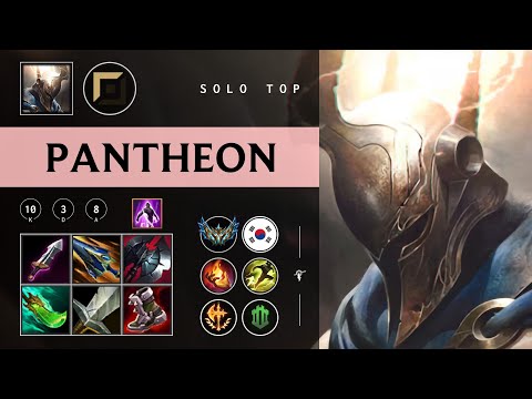 Pantheon Top vs Renekton - KR Challenger Patch 26.01