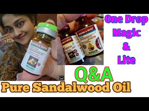 Q&A - Pure Sandalwood Oil Available Now, One Drop Magic & Lite Sandalwood Oil, Dr Shalini