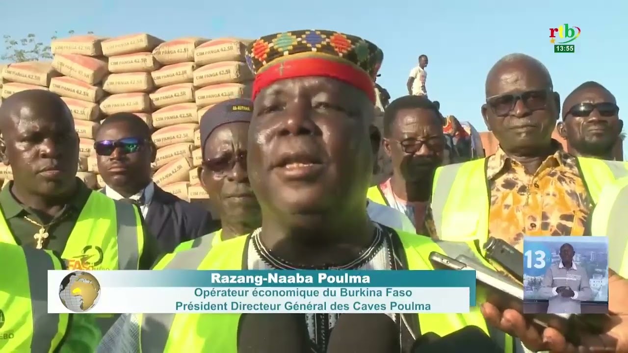 Nando : Le PDG des caves Poulma offre des matériaux d’une valeur de 30 millions de FCFA à Faso Mêbo