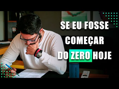 Como Começaria a Estudar para CONCURSO do ZERO hoje