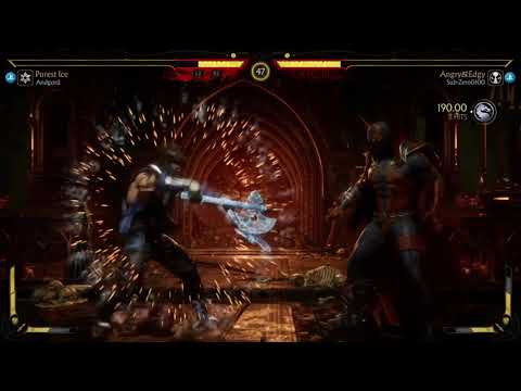 MK-11 subzero slide spammer gets teabagged