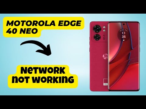 Network not working Motorola Edge 40 Neo || How to solve network issues || Network problem solved