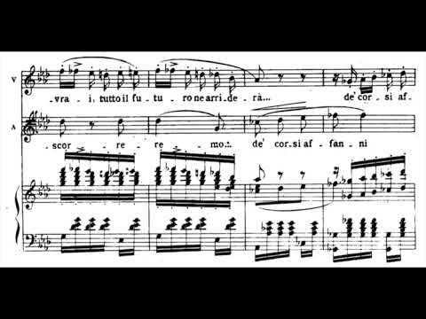 Maria Callas, Giuseppe di Stefano - Verdi: La Traviata: Parigi o cara (1952) [score]
