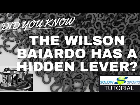 The Wilson Baiardo Has A HIDDEN Lever | Stringing Tip |