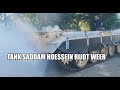 Tank Saddam Hoessein uit Golfoorlog begint te rijden