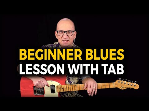 How to play a tasty blues using only 1 lick + chords - easy and sweet!