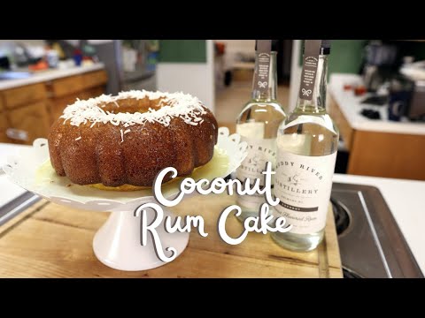 Our Popular Coconut Rum Cake | Cooking with Rum