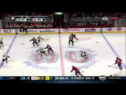 Brandon Sutter PPG 1-1 Pittsburgh Penguins vs Montreal Canadiens NHL hockey goal