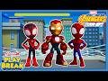 Spidey and Iron Man Brain Break Game 🏃‍♀️⏱️ | Obstacle Course | Play Break | @disneyjr