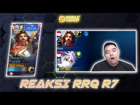 RRQ R7'S REACTION TO TIGREAL'S TOP GLOBAL GAME