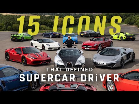 15 Supercar ICONS that Defined Supercar Driver | 4K