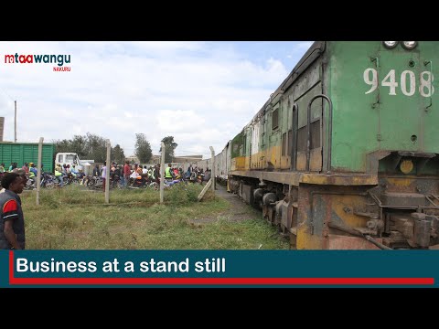 Video: A cargo train stalls at KFA crossing point in Nakuru