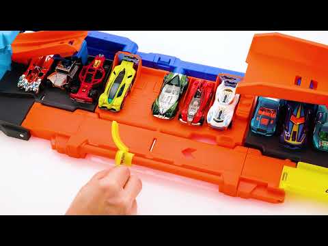 Mattel HOT WHEELS CITY triukų garažas 2 in 1 (JHL94) video