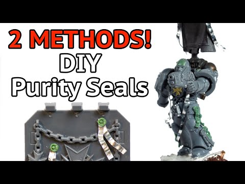 DIY Purity Seals 2 Different ways and MAKE THEM STICK