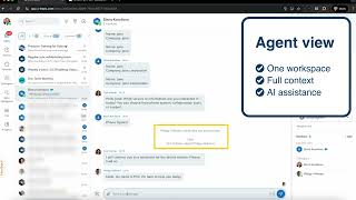 Two-way WhatsApp messaging with x-bees: Demo video