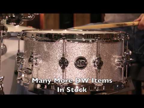 DW Performance 6.5x14 Snare Drum in Silver Sparkle