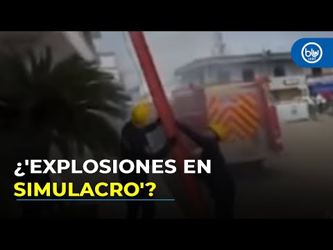 Simulacro en Ciénaga de Oro se volvió viral por su realismo y efectos especiales