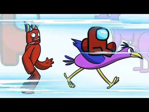 Mini Crewmate Kills Garten of BanBan 4 Characters | Among Us