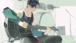 playing bass guitar live 😈🎸