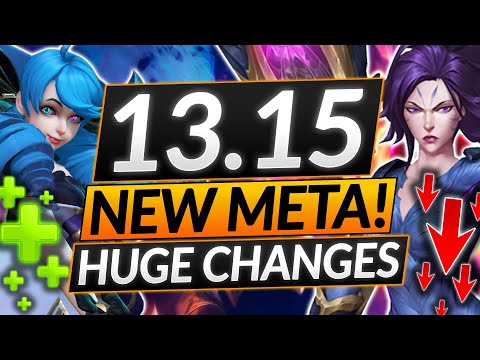 NEW PATCH 13.15 Buffs + Nerfs - HUGE ITEM and CHAMPION CHANGES (Full Notes) - LoL Meta Guide