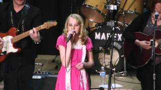 12 year old Paige Rombough Singing Daddy's Hands by Holly Dunn