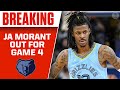 Ja Morant (Knee) officially OUT for Game 4 vs Warriors | CBS Sports HQ