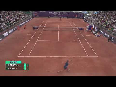 Maria Timofeeva [8] (RUS) vs Veronika Erjavec [3] (SLO) // 1-6 2-6 // W125 Changsha // Final