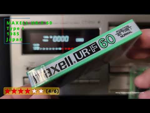 MAXELL UR-F 60 Type I Japan 1985_Compact Cassette