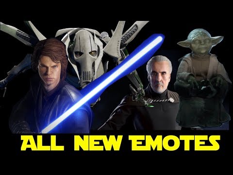 New Voice Lines! Anakin + Dooku Datamined Emotes!   Star Wars Battlefront 2 News