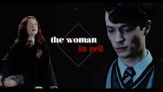 woman in red | tom x ginny