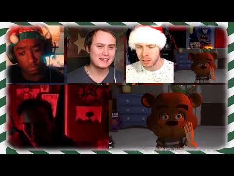 [SFM] FNAF VR Help Wanted CHRISTMAS SONG | The Best Year | Rockit Gaming [REACTION MASH-UP]#501