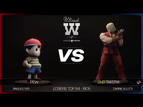 UW4 Single Loosers TOP 32 Qualifier - PeW (Ness) Vs. SNB | takera (Ken)