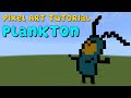 Minecraft Pixel Art Tutorial Plankton SpongeBob SquarePants
