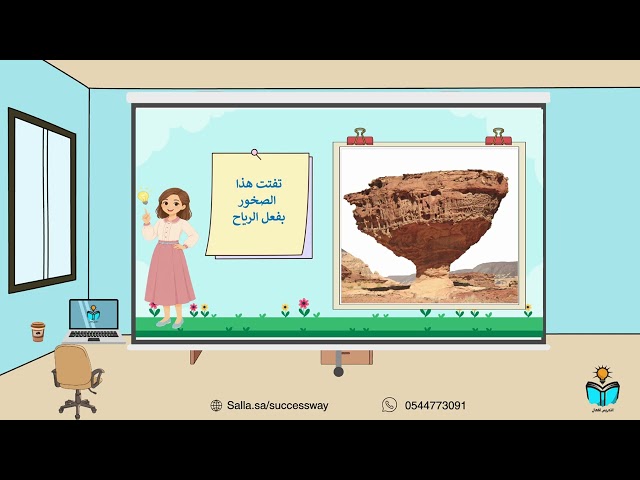 التجوية والتعرية - علوم ثالث ابتدائي - ف١-١٤٤٨هـ