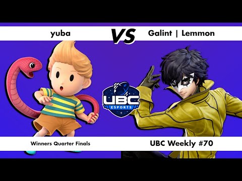 UBC Weekly #70 Winners Quarter Finals - yuba (Lucas) Vs. Galint | Lemmon (Joker) - SSBU