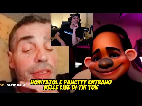 Homyatol e Panetty entrano nelle live di Tik Tok