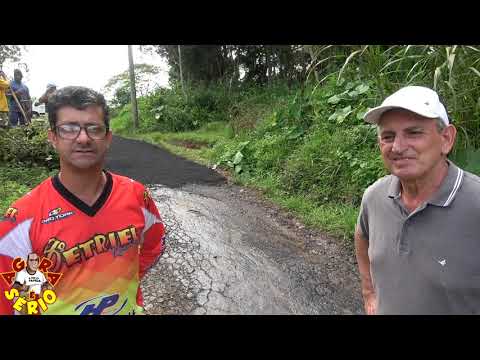 Prefeito Ayres Scorsatto e Vereador Chiquinho da Rua Travessa do Sossego na Favela do Justinos.