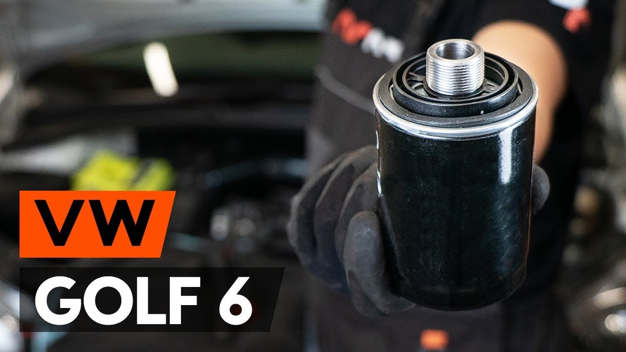 Kuinka vaihtaa moottoriöljy ja öljynsuodatin VW Golf 6-autoon – vaihto-ohje
