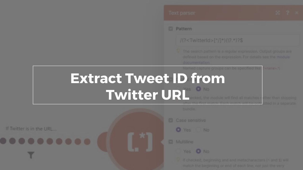 How to Extract a Tweet ID from a Twitter URL using Regex