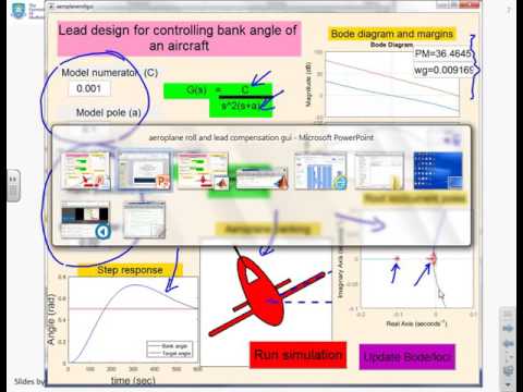 Margins 20 - Aeroplane roll with lead compensation
