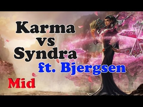 Bjergsen (& TheOddOne) - Karma vs Syndra (Fas Scriptor) - Mid - Challenger I