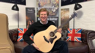Video thumbnail for Taylor 110e Dreadnought Electro Acoustic Guitar - Demonstration | With James From Rimmers Music by Rimmers Music