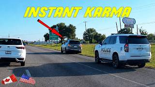 ROAD RAGER DIDN'T REALIZE THERE'S A COP RIGHT BESIDE HIM