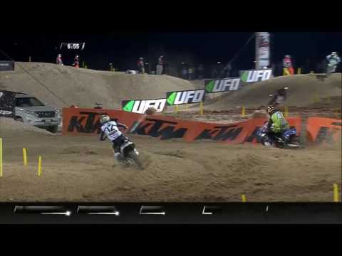 2017 MXGP of Qatar MXGP Race 1 Arnaud Tonus passes Max Nagl