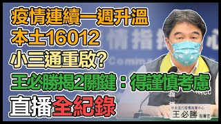 中國疫情不明朗小三通受阻？王必勝14時說