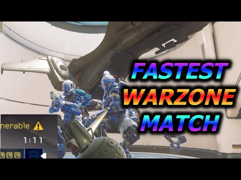 FASTEST WARZONE GAME EVER - Halo 5 Gameplay